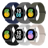 6 Correas Para Samsung Galaxy Watch 5 Pro 4 Gear S3 Active