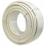 Rolo 100 Metros Tubo Pex Gás Multicamadas Branco Uv 16mm