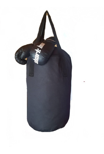  Kit Bolsa De Boxeo Infantil  50 Cm + Guantes + Relleno