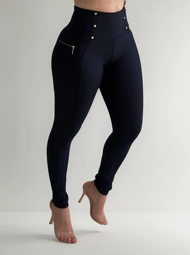 Calça Leging Modeladora Feminina Chapa Barriga Empina Bumbum