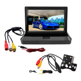 Kit Pantalla Rebatible Monitor 4.3 Y Camara Marcha Atras Rca