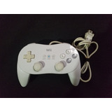 Control Wii Classic Pro Controller Original Blanco