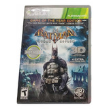 Batman Arkham Asylum Game Of The Year Xbox 360 **play Again*