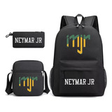 Mochila Neymar Tamanho 10, Conjunto De 3 Mochilas 2023