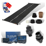 Kit Aquecedor Solar Piscinas 6x3 18m2 Ou 25mil Litros Vibea