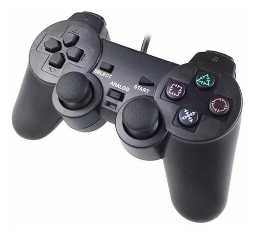Controle Analogico Compativel C Playstation 2 Com Fio 