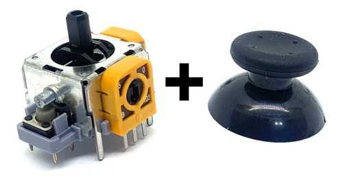 Joystick Cf Naranja + Tapa Compatible Con Xbox 360