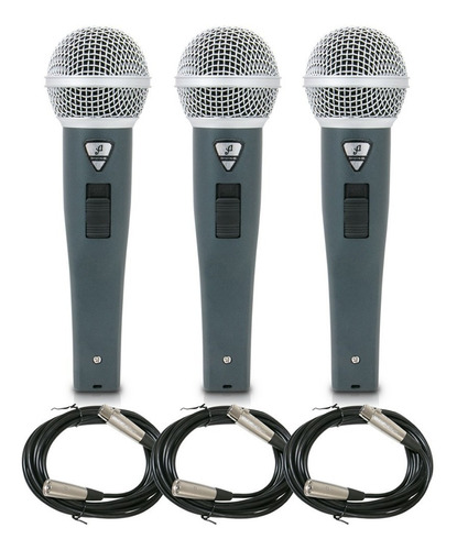 Kit Microfone Arcano 03 Rhodon-8b Com Cabo Xlr-xlr