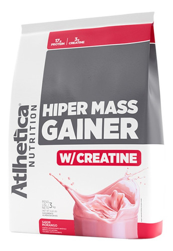 Massa Hiper Mass Gainer W/ Crea (3000g) Atlhetica Nutrition