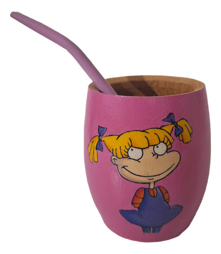 Mate De Algarrobo Personalizado Rugrats