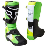 Botas Fox Comp Verde/amarillo Talla 12 Motocross Mx 