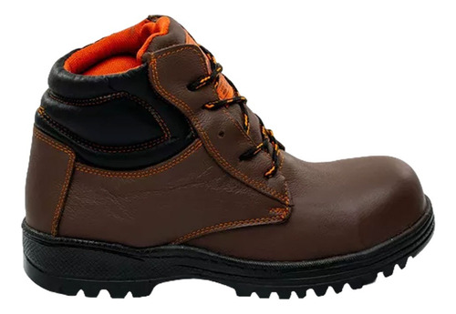 Bota Hombre Trabajo Industrial Piel Casco Acero Ligeras