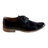 Zapato De Vestir Hombre Pizzoni En Eco Cuero De Charol 39 45