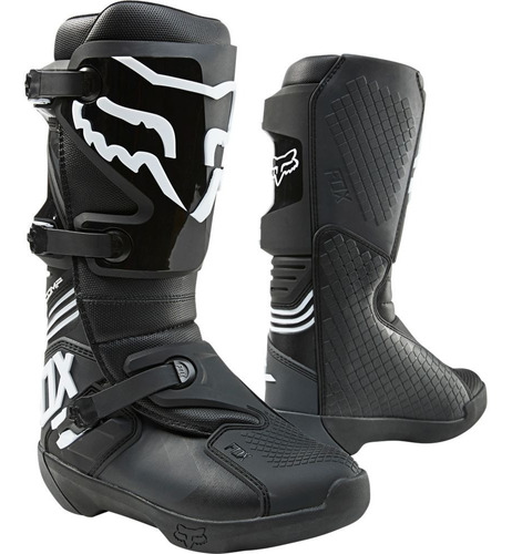 Botas Fox Comp Negro Motocross Enduro Atv Mx Utv Edv Dompa 