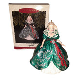 Ornamento Navideño Hallmark Holiday Barbie 3 Año 1995