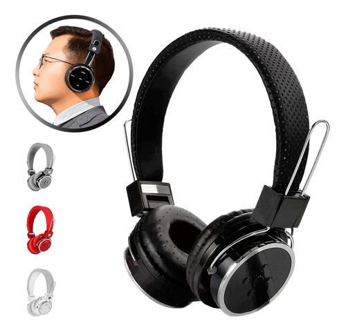 Fone De Ouvido Sem Fio Bluetooth Porta Cartão Sd Headphone