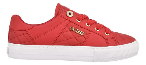 Tenis Guess Loven Rojo Mujer Originales Casual Gwloven