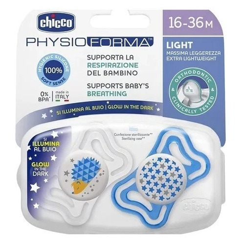 Chupete Chicco Physio Forma Light De 18 A 36 Meses X 2 Un