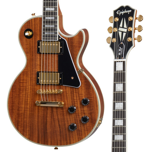 EpiPhone Gibson Les Paul Custom Koa Solicite Desconto 18%