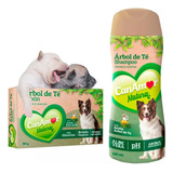 Kit Mascotas Árbol De Té Canamor Shampoo + Jabón 