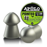 Balines Apolo Pointed 5,5 Lata X 250 Aire Comprimido Rifle
