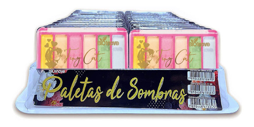 Caixa 24 Paleta De Sombras Tiny Cat Infantil Atacado