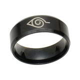 Anillo Naruto Unisex Negro