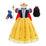 Vestido De Nieve Para Niñas Y Niños  Disfraz De Princesa  Ca