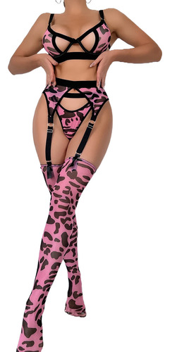 Lenceria Super Sexy De Leopardo