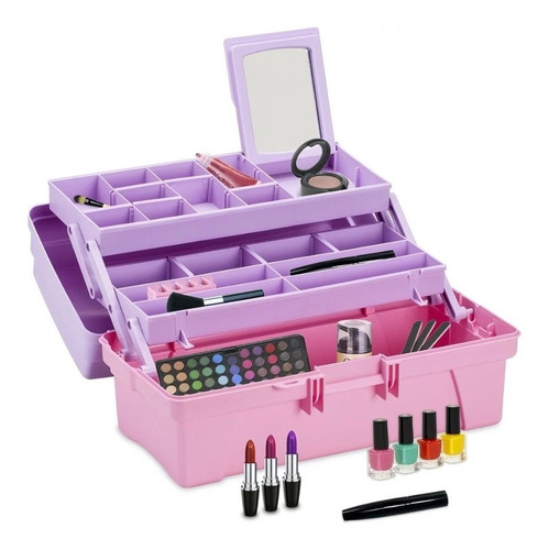 Caja Organizadora Cosmetiquera 14  Vanity Multicolor