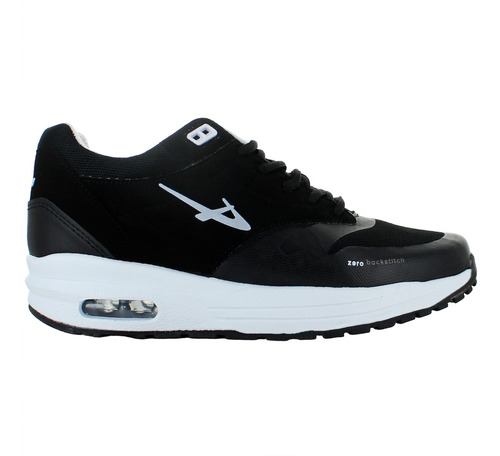 Pontiac Tenis Correr Gym Valvula Confort Negro Hombre 83772