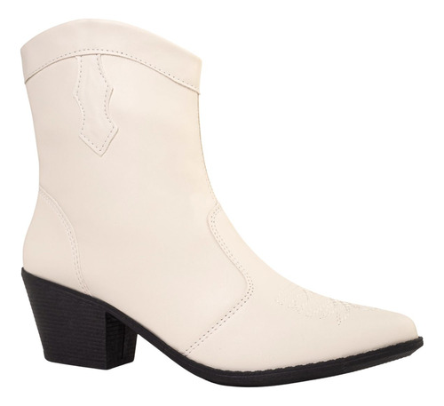 Bota Feminina Texana Boiadeira Rodeio Salto Baixo 6901