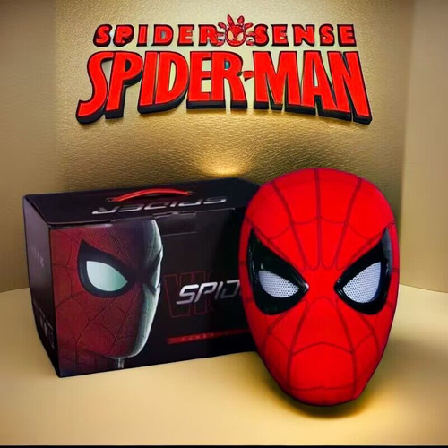 Máscara Con Forma De Casco De Spider-man, Ojos Móviles Que P