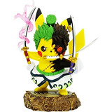 Jasdev Anime Pikachu Cosplay Roronoa Zoro Figura De Acción