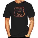 Playera Ruta 66 Us Highway Motorrad America Kult Rost