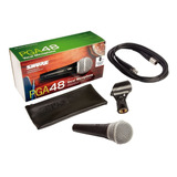 Microfono Shure Pga48-xlr Estudio De Voz Pga-48 Profesional