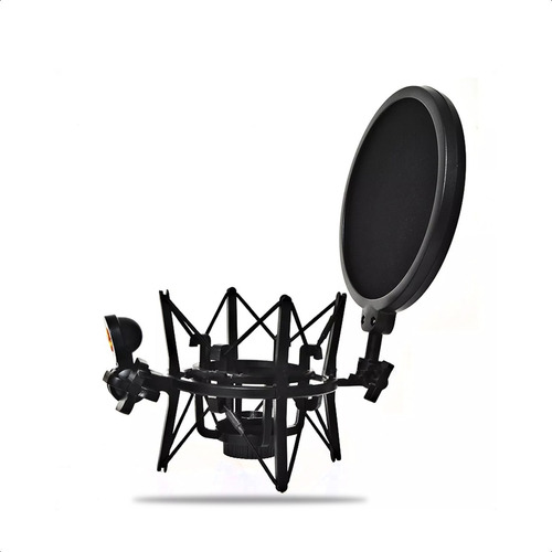 Soporte Microfono Shock Mount Araña Anti Pop Sm6 Profesional