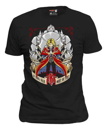Playera Full Metal Achemist Anime Fan &0001fm