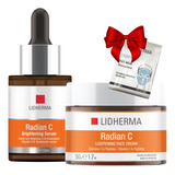 Lidherma Crema Facial Radian C + Serum Anti Edad Hialuronico