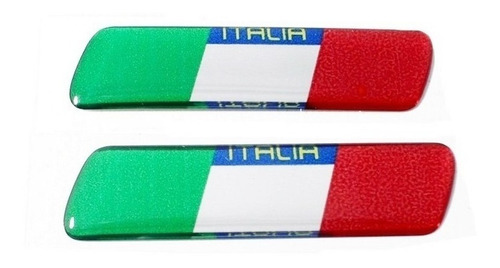 Emblema Adesivo Coluna Resinado Italia 500 Punto Linea 