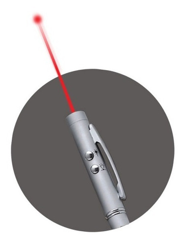 Apuntador Laser Con Luz Y Clip.