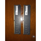 Combo 2 Memorias Ram Hikvision 4gb Udimm Negro 2666 Ghz