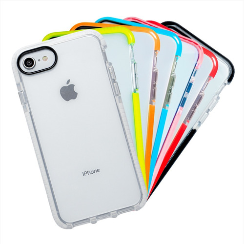 Funda Para iPhone Ultra Impacto Orilla Reforzada Antigolpes