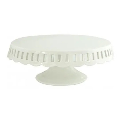 Base De Ceramica Grande Para Pastel Kc42142 Blanco