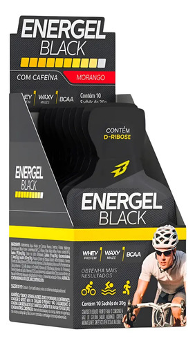 Energel Black 10 Saches\u002F30g - Body Action | MercadoLivre