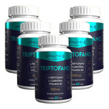 L-triptofano L-carnitina E Vit B3 500mg 60 Cáps - Kit X5