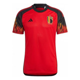 Camisa Time Bélgica 1 Copa Do Mundo 2022 adidas Torcedor