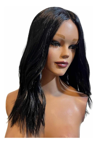 Peluca Negra Lace Front