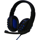 Headset Gamer Usb Oex Bit Hs206 Com Microfone Preto E Azul