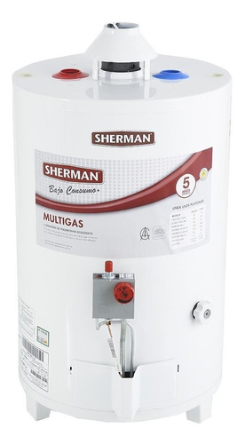 Termotanque Sherman 50 Lts Gas Carga Superior               